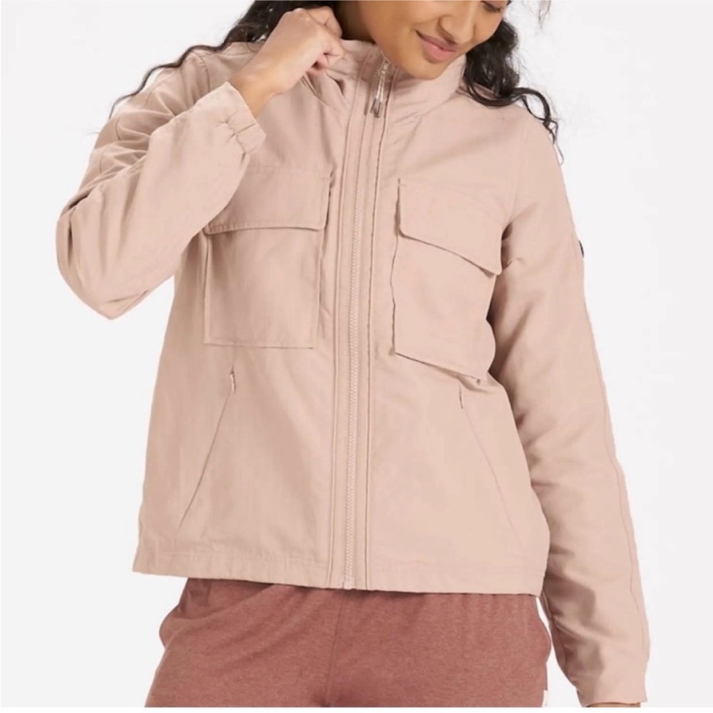 Vuori Pink Cargo Utility Jacket, size small